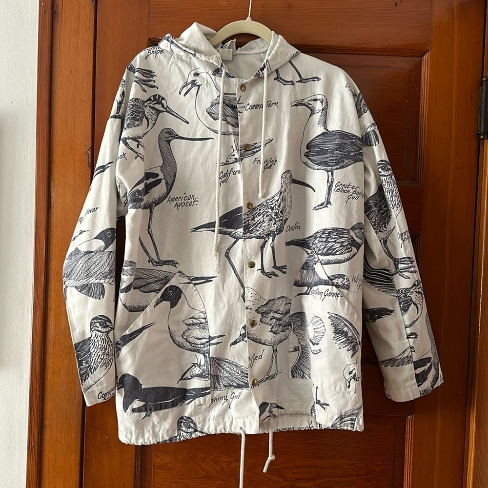 Adorable Bird Jacket with Hood Drawstring waist front pockets